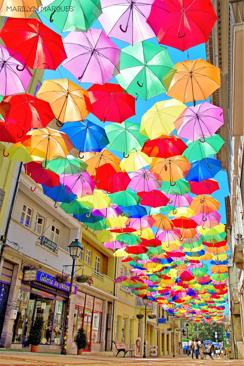 町中がカラフルな傘で彩られる ポルトガルの小さな町アゲダへ ポルトガル Lineトラベルjp 旅行ガイド