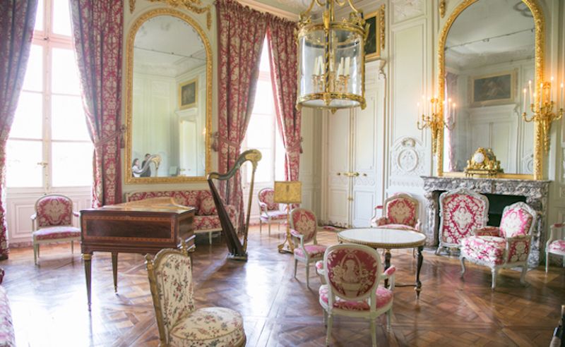 現品限り】ヴェルサイユ宮殿 マリーアントワネットの寝室の特大額縁-