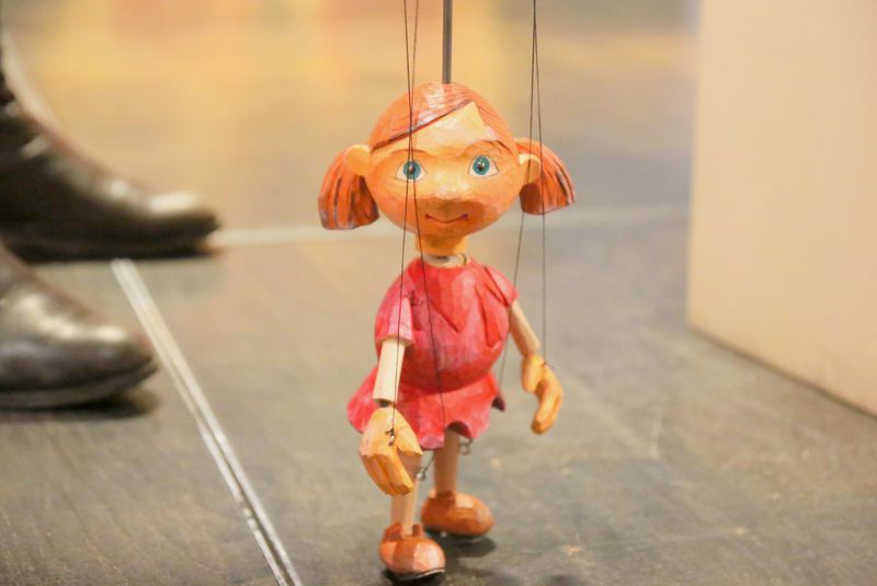 骨董品　マレーシアの操り人形