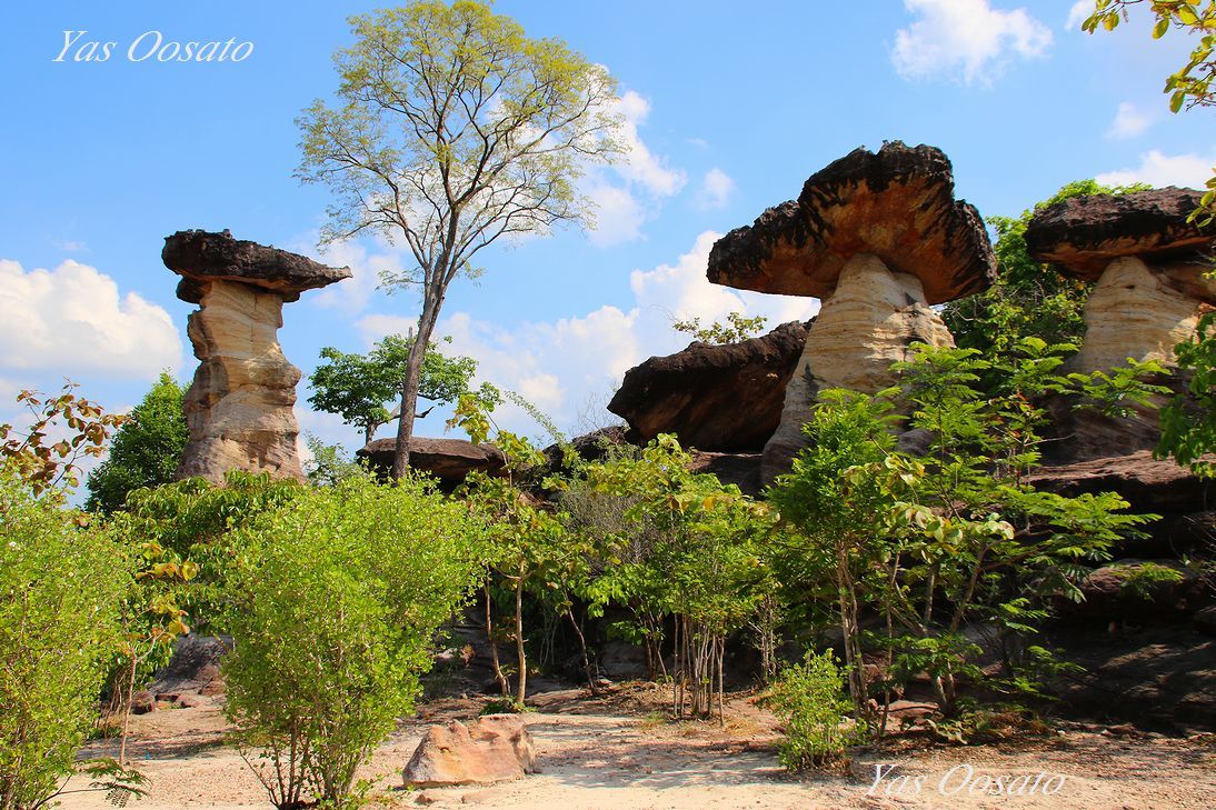 タイのカッパドキア 10億年のキノコ岩 パーテム国立公園 タイ Lineトラベルjp 旅行ガイド