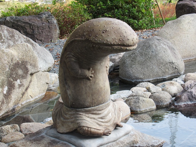 岡山・湯原温泉のシンボル「はんざき」はジワっとくる可愛さ | 岡山県