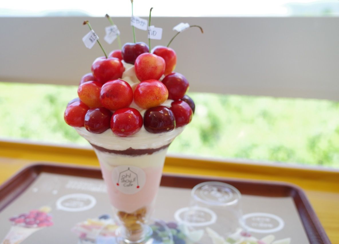 山形 王将果樹園のフルーツパフェが食べたい Oh Show Cafe 山形県 Lineトラベルjp 旅行ガイド