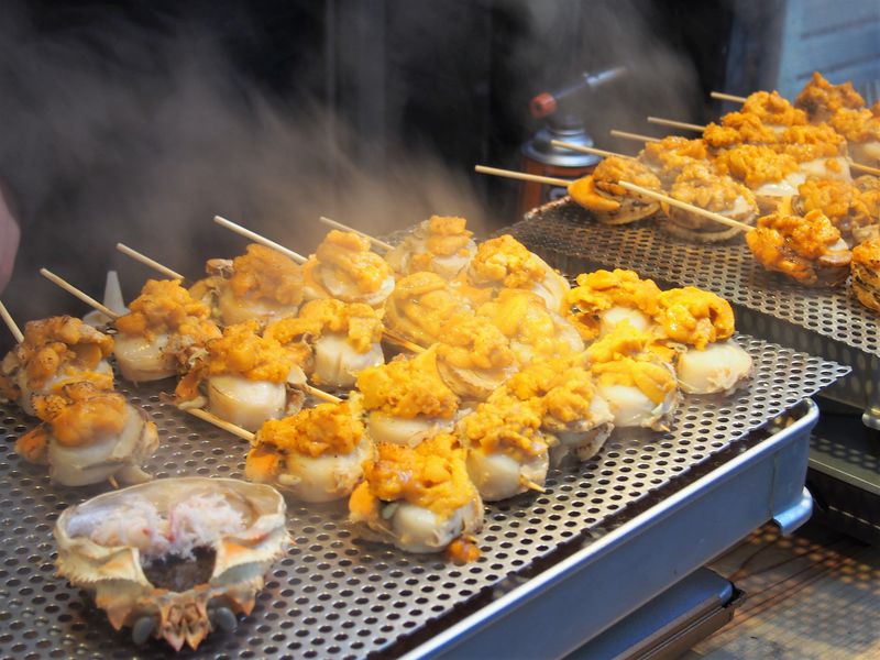 絶対食べたい 築地場外市場の食べ歩きグルメ12選 東京都 Lineトラベルjp 旅行ガイド