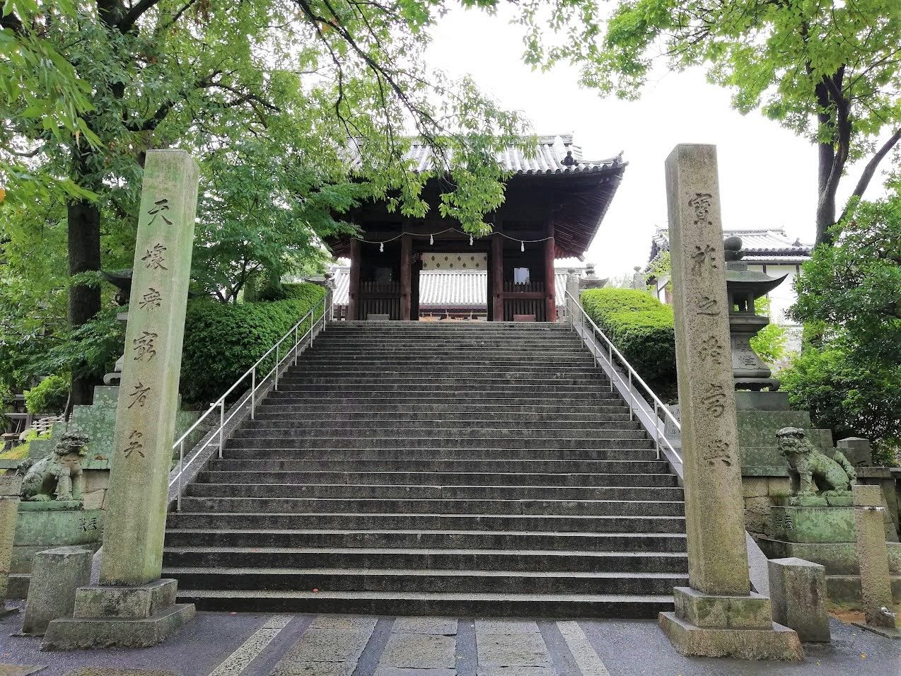 まずは阿智神社で倉敷の街を上から眺めよう！