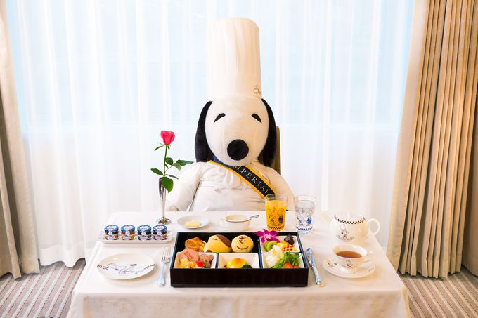 帝国ホテル 東京の味をスヌーピーと一緒にいただく朝食