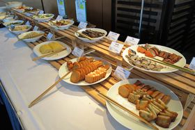 SHIROYAMA HOTEL kagoshima̒HrbtFI{݂[̃ze̋LTlC