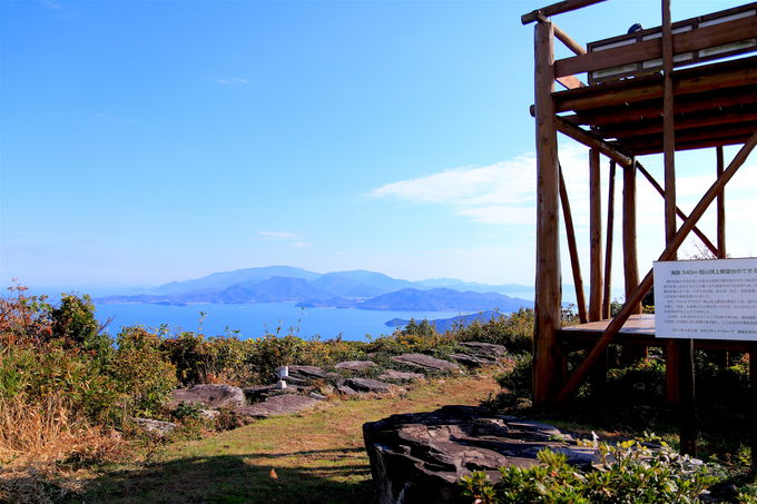 言葉を失う美しさ！最高峰「壇山展望台」から見る小豆島