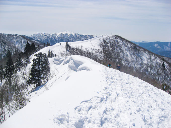 御殿山からみる「武奈ヶ岳」の雄峰！美しき西南稜