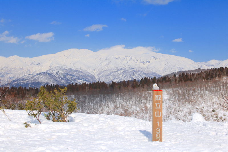 初心者でも挑戦可能！福井「取立山」へ白山展望の雪山登山