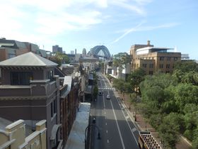 シドニーの定番オペラハウスとハーバーブリッジを望む散歩コース