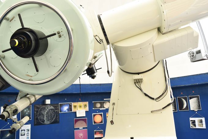 日本有数の望遠鏡を備えた天文台
