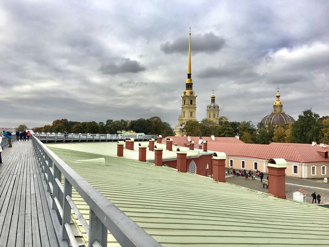 要塞からサンクトペテルブルクを一望！