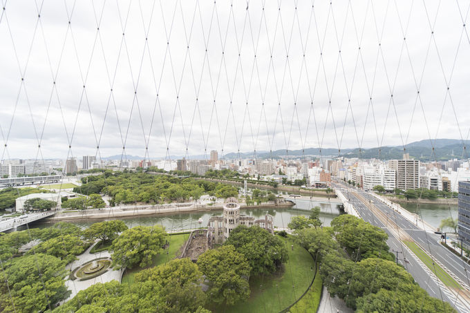広島の街を一望できる「おりづるタワー」