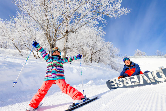 初級者や子供も楽しめる緩斜面＆最高の雪質を堪能！