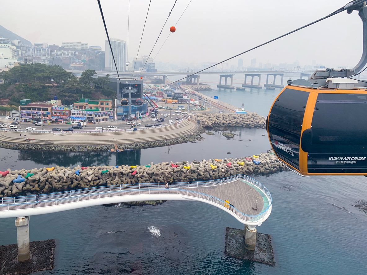 絶景とスリルの釜山 海上ケーブルカー はフォトスポットもてんこ盛り 韓国 Lineトラベルjp 旅行ガイド