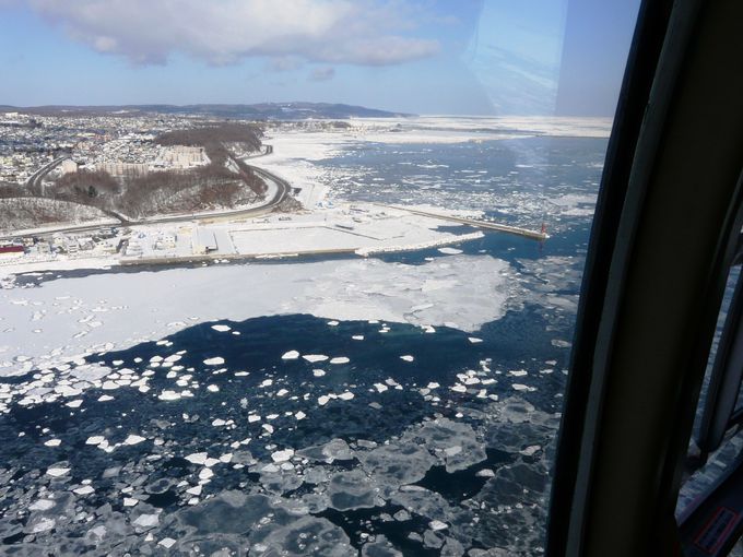 網走流氷遊覧ヘリコプターで冒険気分！ 流氷原をダイナミックに上空から激写しよう！