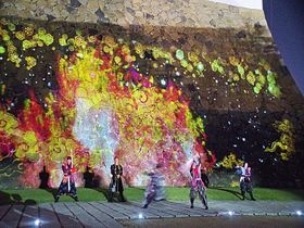 「NINJA NIGHT 2020」夜の姫路城で忍者が舞う