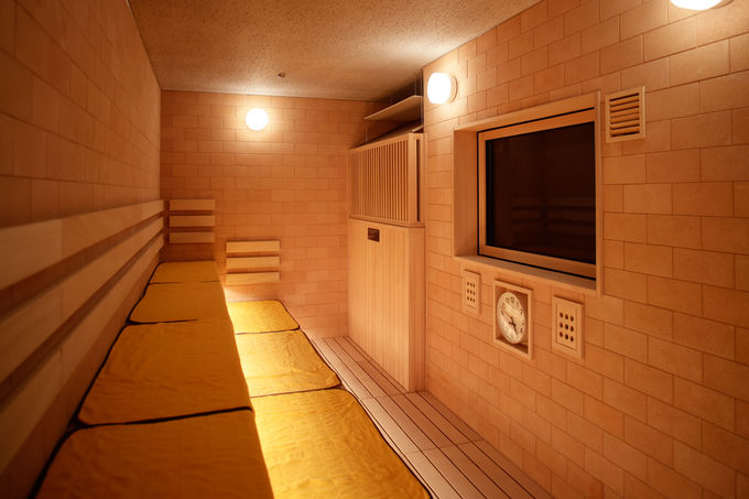 西日本最大級の高温サウナを備えた大浴場