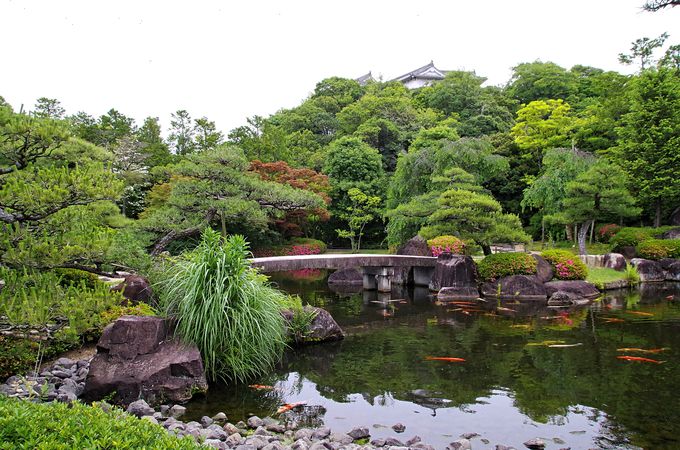 「姫路城西御屋敷跡庭園 好古園」は時代劇ロケの定番スポット