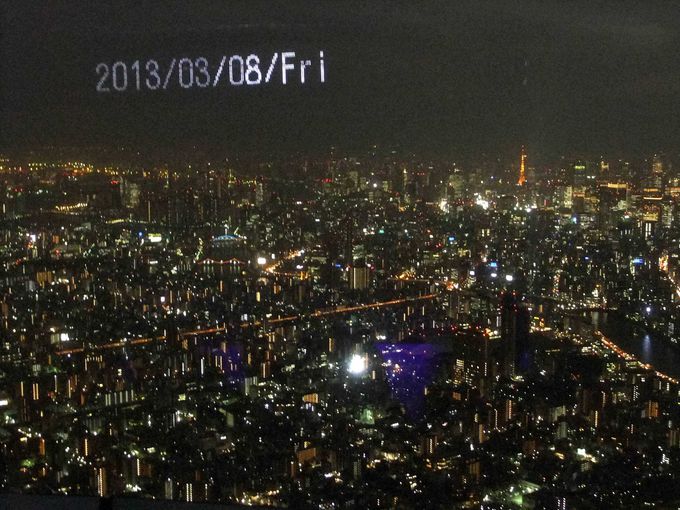 夜のスカイツリーの最高到達点で夜景以外に見えるモノとは一体 東京都 Lineトラベルjp 旅行ガイド