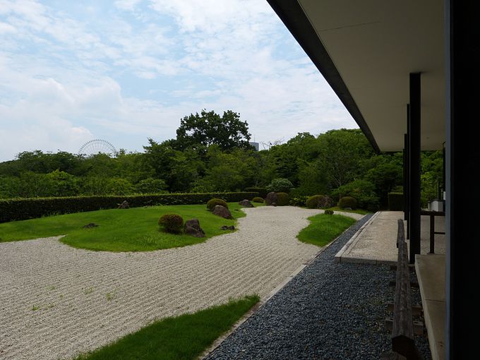 イベント後は日本庭園散策