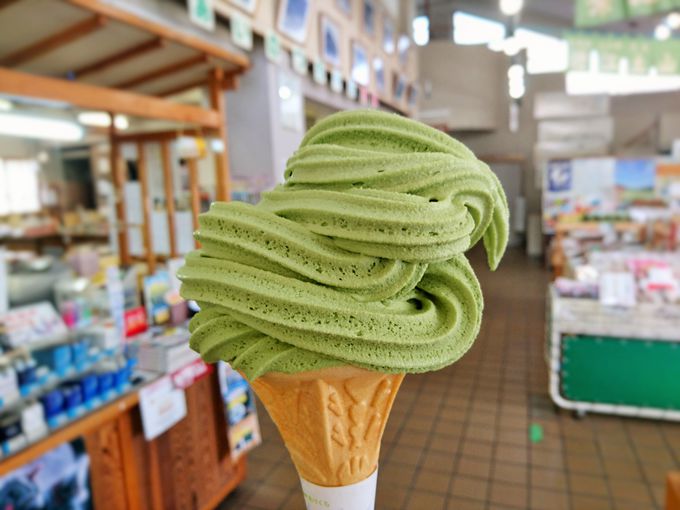 もっともっと 滋賀 道の駅あいの土山 の抹茶ソフト盛り放題 滋賀県 Lineトラベルjp 旅行ガイド