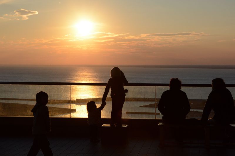 ココは朝日と夕日の絶景スポット！太平洋一望の千葉県刑部岬の展望台
