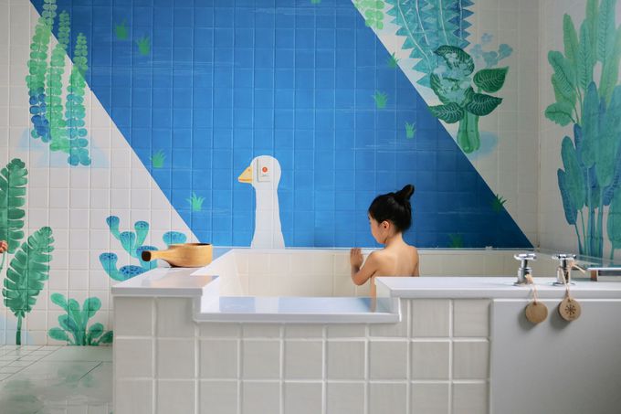 台湾のかわいすぎる個室風呂 宜蘭 礁溪 葱澡 のアート湯 台湾 トラベルjp 旅行ガイド