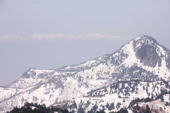 志賀高原の山並みと北アルプスの眺望を堪能