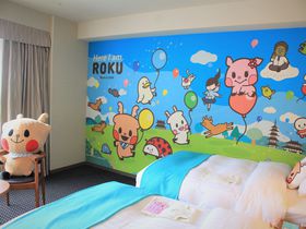 ホテル日航奈良のキャラクタールーム「ROKU」の部屋がかわいすぎる！