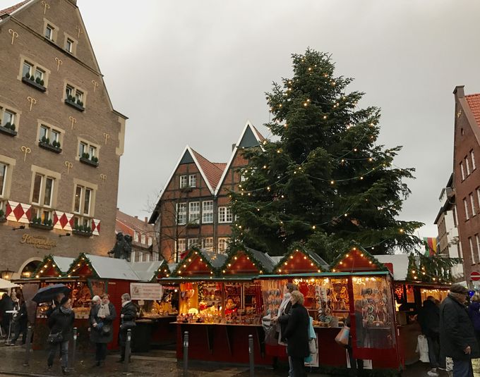 ドイツ中世の街ミュンスター 可愛らしい穴場クリスマスマーケット ドイツ Lineトラベルjp 旅行ガイド