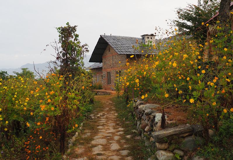 ネパールのエコロジーな宿に泊まる！「ゴルカガウンリゾート」