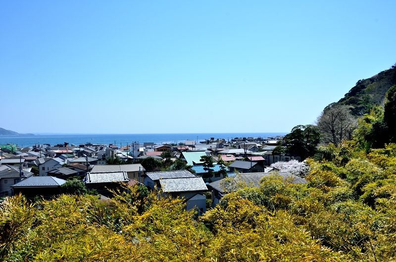 鎌倉の街と湘南の海を展望