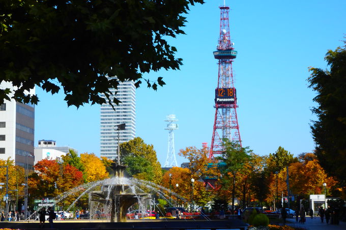 大通公園とさっぽろテレビ塔、札幌市時計台で定番スポットを網羅