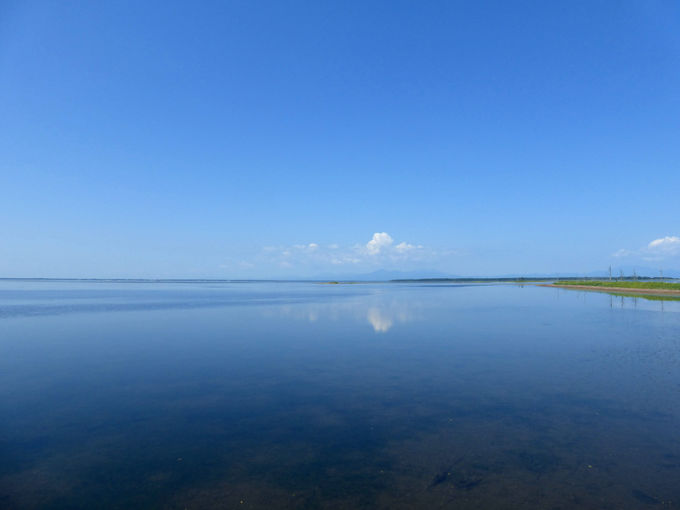 お待ちかね！これがトドワラから見る「野付湾」の絶景！