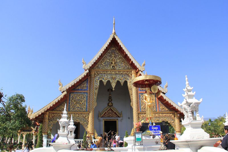 チェンマイで最も高い格式を誇る寺院「ワット・プラ・シン」