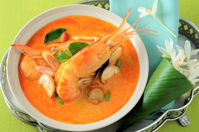 タイのカレー＆スープ類「タイカレー（ゲーン）」「マッサマンカレー」「トムヤンクン」