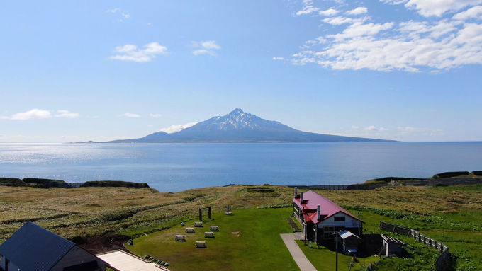 利尻富士が礼文島から最も大きく見える「北のカナリアパーク」