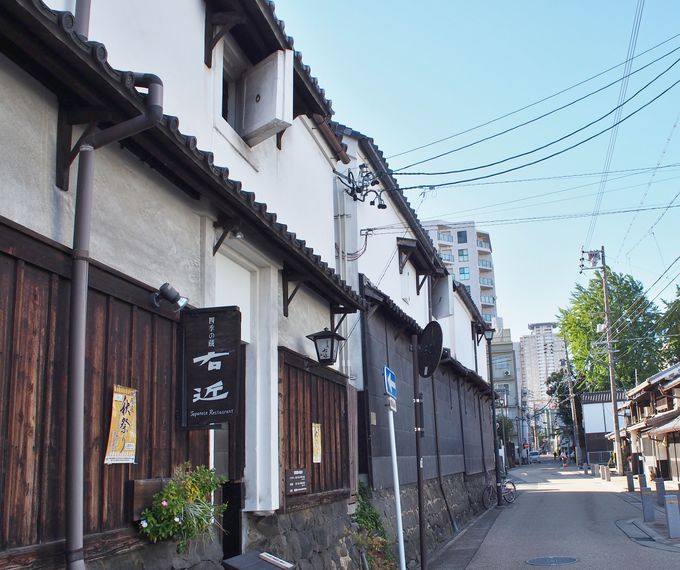 江戸時代の商人町「四間道」。モーニングのついでに観光もできる魅力的立地！