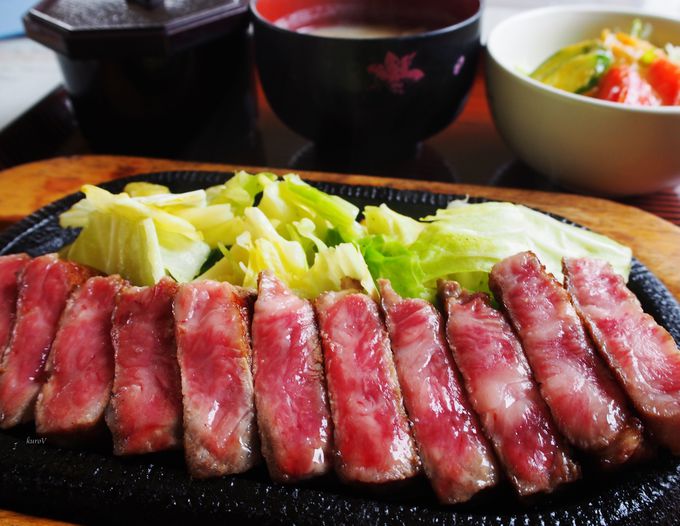 超絶うまい阿蘇 やま康 の赤牛丼より人気 赤牛サーロインステーキ 熊本県 トラベルjp 旅行ガイド