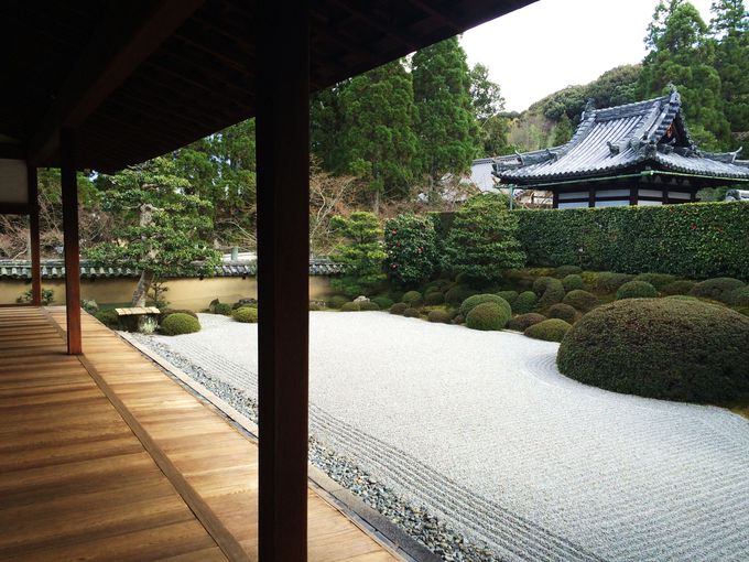 典型的な江戸時代の禅苑庭園「方丈庭園・南庭」