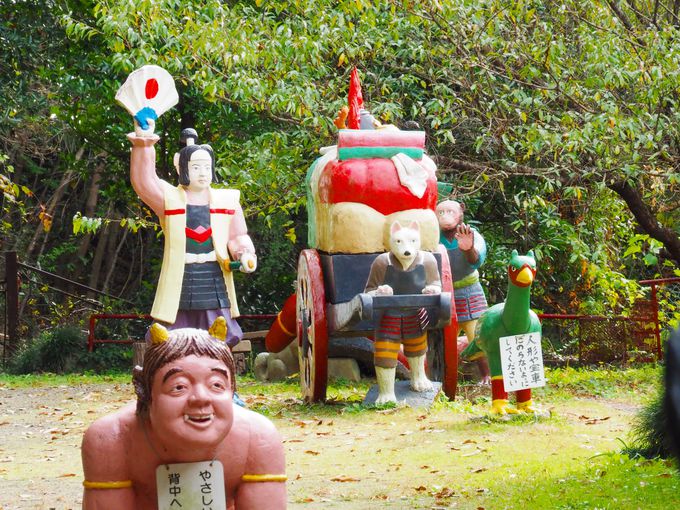 きびだんごも食べたい！元気が出る愛知犬山「桃太郎神社」
