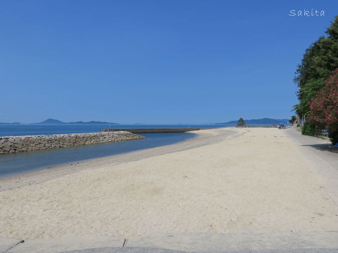 「伊予の江の島」のビーチは美しい！大しめ縄の夫婦岩も必見
