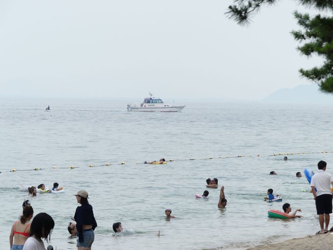 京都から電車で30分 琵琶湖のビーチ 近江舞子水泳場 滋賀県 トラベルjp 旅行ガイド