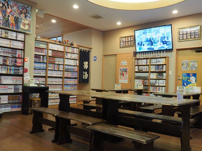 460円で漫画1万冊読み放題の銭湯 東京 立川湯屋敷梅の湯 東京都 Lineトラベルjp 旅行ガイド