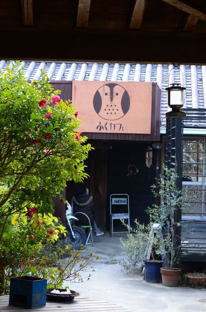 淡路島の古民家カフェ「ふくカフェ」