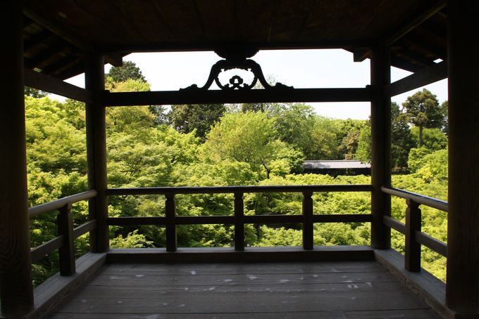 東福寺三名橋からの眺望比べ