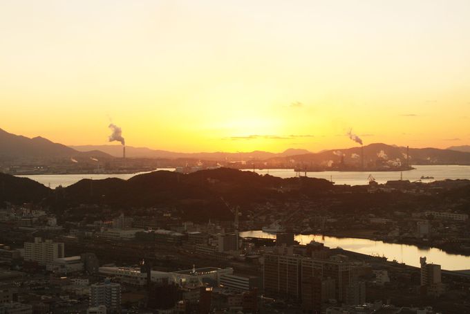 山口 海峡ゆめタワーで関門海峡の夕焼け 夜景を一望 山口県 Lineトラベルjp 旅行ガイド