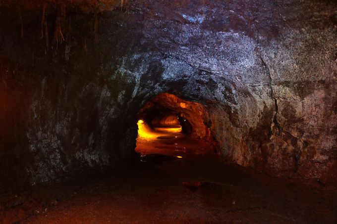 2日目午前：溶岩トンネル、地獄谷にも行ってみよう！