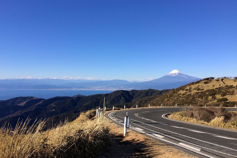 空と海と富士山の絶景！西伊豆スカイライン〜西天城高原 牧場の家